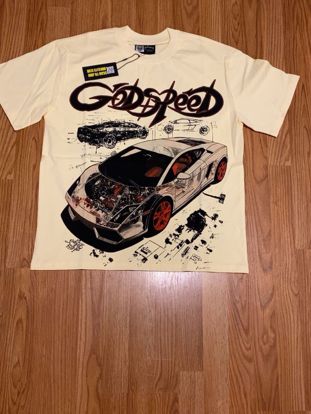 Men Godspeed Superrun Sunday Miami Edition Graphic T Shirt